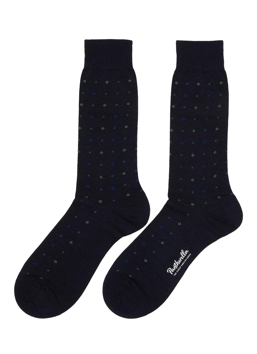 Men PANTHERELLA Socks | Lewisham Merino Wool Long Ankle Socks · Outletquinn